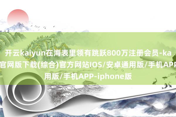 开云kaiyun在海表里领有跳跃800万注册会员-kai云体育app官网版下载(综合)官方网站IOS/安卓通用版/手机APP-iphone版