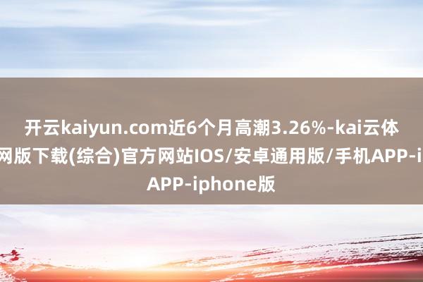 开云kaiyun.com近6个月高潮3.26%-kai云体育app官网版下载(综合)官方网站IOS/安卓通用版/手机APP-iphone版