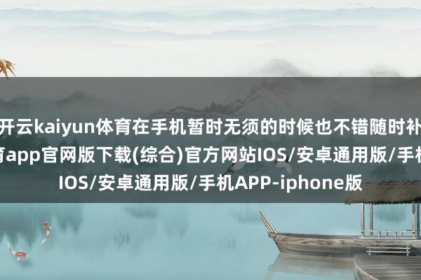 开云kaiyun体育在手机暂时无须的时候也不错随时补充电量-kai云体育app官网版下载(综合)官方网站IOS/安卓通用版/手机APP-iphone版