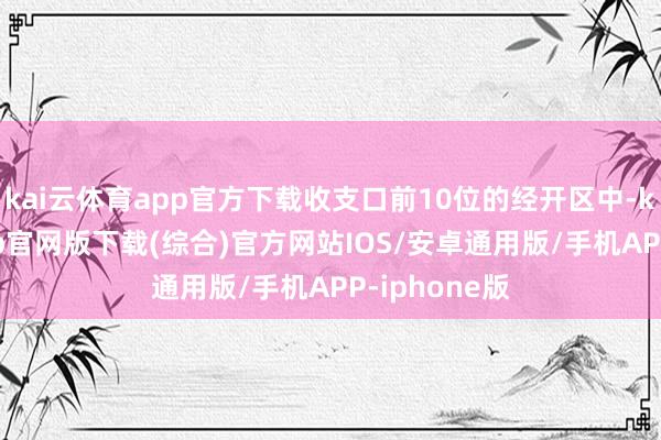 kai云体育app官方下载收支口前10位的经开区中-kai云体育app官网版下载(综合)官方网站IOS/安卓通用版/手机APP-iphone版