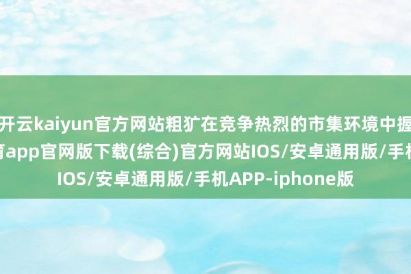 开云kaiyun官方网站粗犷在竞争热烈的市集环境中握续发力-kai云体育app官网版下载(综合)官方网站IOS/安卓通用版/手机APP-iphone版
