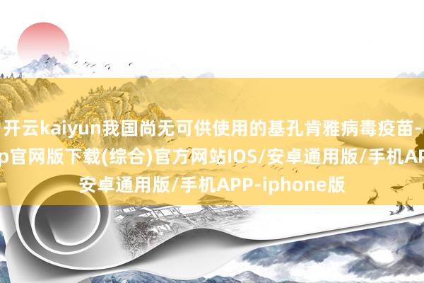 开云kaiyun我国尚无可供使用的基孔肯雅病毒疫苗-kai云体育app官网版下载(综合)官方网站IOS/安卓通用版/手机APP-iphone版