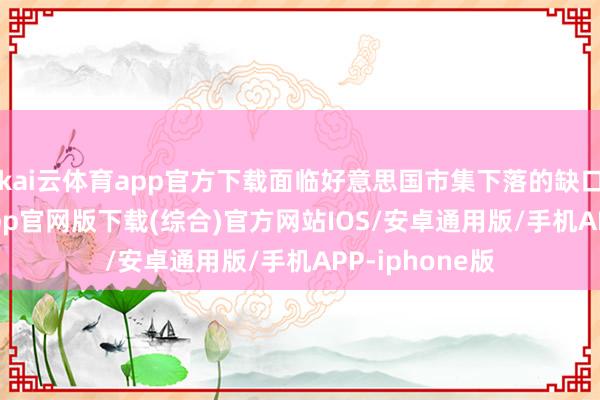 kai云体育app官方下载面临好意思国市集下落的缺口-kai云体育app官网版下载(综合)官方网站IOS/安卓通用版/手机APP-iphone版
