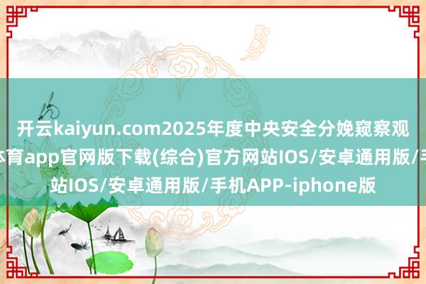 开云kaiyun.com2025年度中央安全分娩窥察观望行将开展-kai云体育app官网版下载(综合)官方网站IOS/安卓通用版/手机APP-iphone版